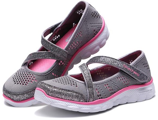 (Youth) Skechers Skech Flex 2.0 'Grey Pink Mary Jane' 85222L-GYPK Lookbook (Youth) Skechers Skech Flex 2.0 'Grey Pink Mary Jane' 85222L-GYPK