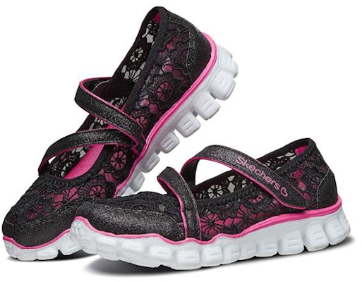 (JR) Skechers Skech Flex 2.0 'Mary Jane Hitam Merah Muda' 664041L-BKHP Lookbook (JR) Skechers Skech Flex 2.0 'Mary Jane Hitam Merah Muda' 664041L-BKHP