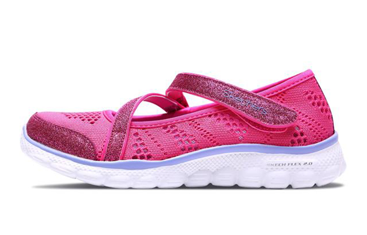 (Youth) Skechers Skech Flex 2.0 'Pink Mary Jane' 85222L-HPPR