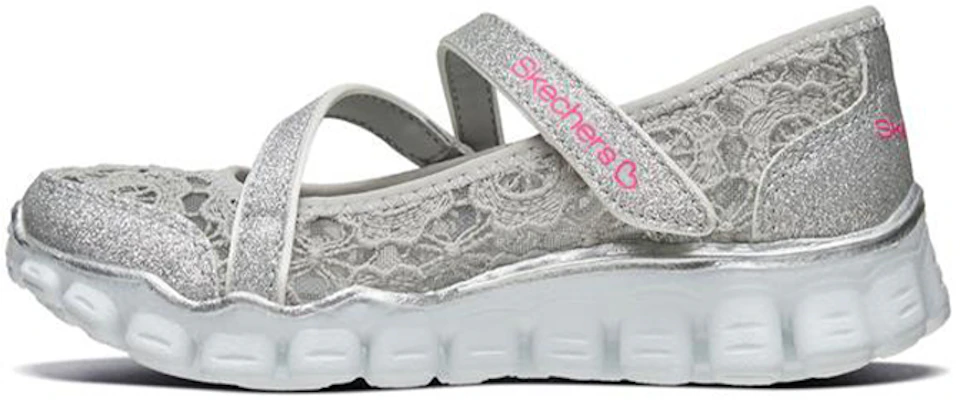 (Youth) Skechers Skech Flex 2.0 'Silver Mary Jane' 664041L-SIL Buy (Youth) Skechers Skech Flex 2.0 'Silver Mary Jane' 664041L-SIL