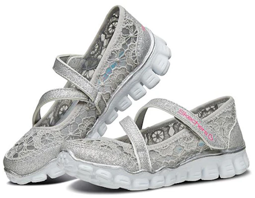 (Youth) Skechers Skech Flex 2.0 'Silver Mary Jane' 664041L-SIL Lookbook (Youth) Skechers Skech Flex 2.0 'Silver Mary Jane' 664041L-SIL