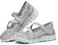 Lookbook (Youth) Skechers Skech Flex 2.0 'Silver Mary Jane' 664041L-SIL