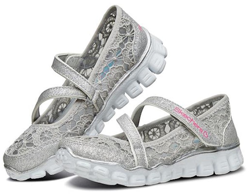 (Youth) Skechers Skech Flex 2.0 'Silver Mary Jane' 664041L-SIL Lookbook (Youth) Skechers Skech Flex 2.0 'Silver Mary Jane' 664041L-SIL