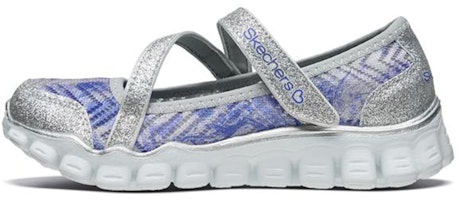 (Youth) Skechers Skech Flex 2.0 'Silver Purple Mary Jane' 664042L-SLLV (Youth) Skechers Skech Flex 2.0 'Silver Purple Mary Jane' 664042L-SLLV