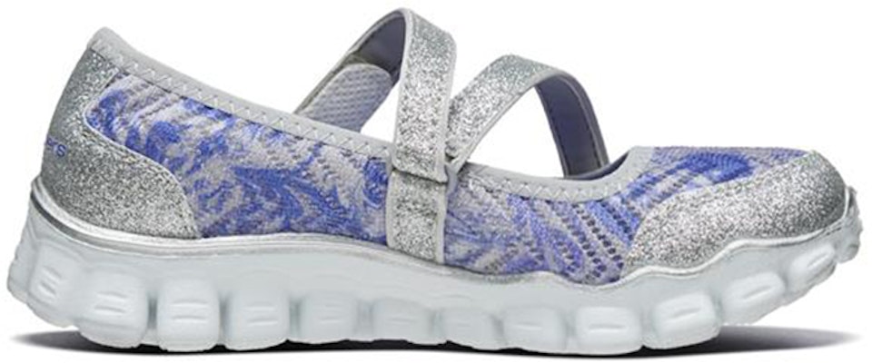 (Youth) Skechers Skech Flex 2.0 'Silver Purple Mary Jane' 664042L-SLLV Order (Youth) Skechers Skech Flex 2.0 'Silver Purple Mary Jane' 664042L-SLLV