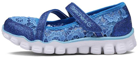 (Youth) Skechers Skech Flex 2.0 Casual Shoes 'Blue Mary Jane' 664041L-NVLB (Youth) Skechers Skech Flex 2.0 Casual Shoes 'Blue Mary Jane' 664041L-NVLB