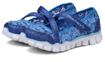 Lookbook (Youth) Skechers Skech Flex 2.0 Casual Shoes 'Blue Mary Jane' 664041L-NVLB