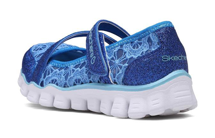 Shop (Youth) Skechers Skech Flex 2.0 Casual Shoes 'Blue Mary Jane' 664041L-NVLB