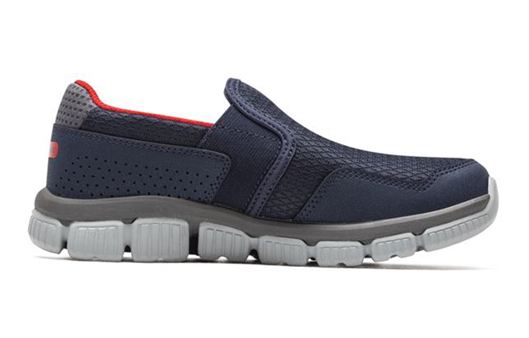 Order (Youth) Skechers Skech Flex 2.0 Slip-On 'Grey Red' 97630L-NVRD