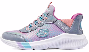 (Youth) Skechers Slip-Ins Dreamy Lites Colorful Prism 'Grey' 303514L-GYMT (Youth) Skechers Slip-Ins Dreamy Lites Colorful Prism 'Grey' 303514L-GYMT