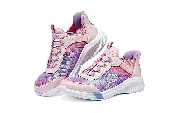 Lookbook (JR) Skechers Slip-Ins Dreamy Lites Prism Warna-warni 'Merah Jambu' 303514L-LPMT
