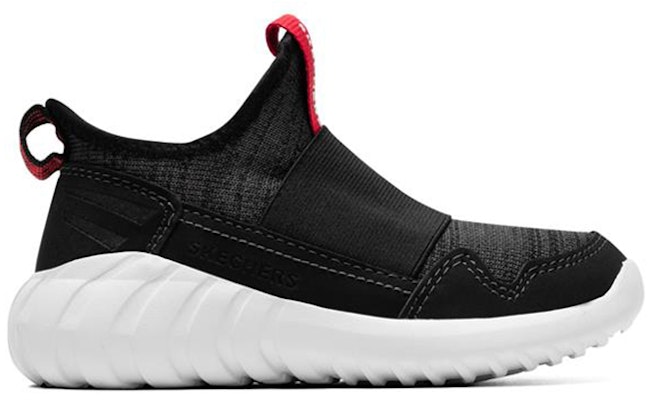 (Youth) Skechers Slip-On 'Black White' 97691L-BLK Order (Youth) Skechers Slip-On 'Black White' 97691L-BLK