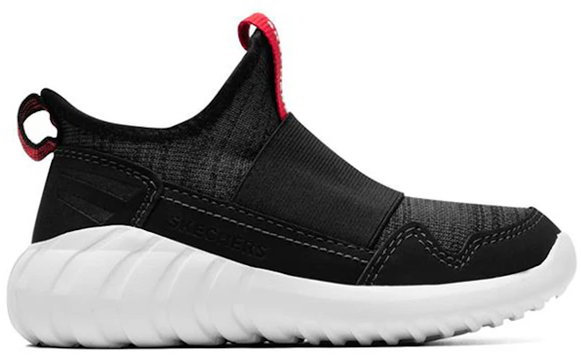 (Youth) Skechers Slip-On 'Black White' 97691L-BLK Order (Youth) Skechers Slip-On 'Black White' 97691L-BLK