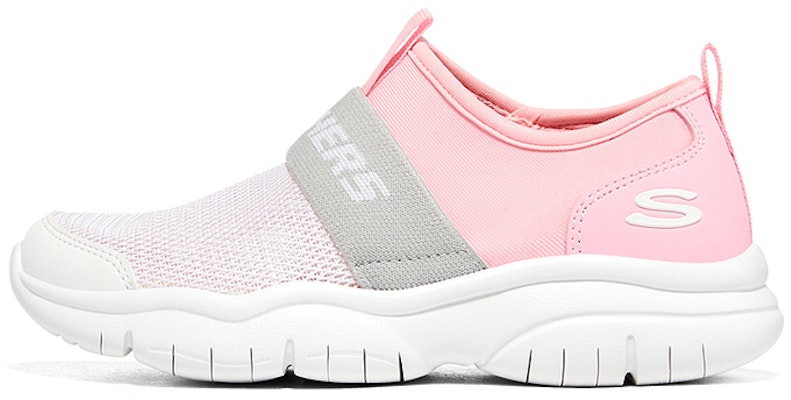 (Youth) Skechers Slip-On 'White Pink' 303200L-WHPK Buy (Youth) Skechers Slip-On 'White Pink' 303200L-WHPK