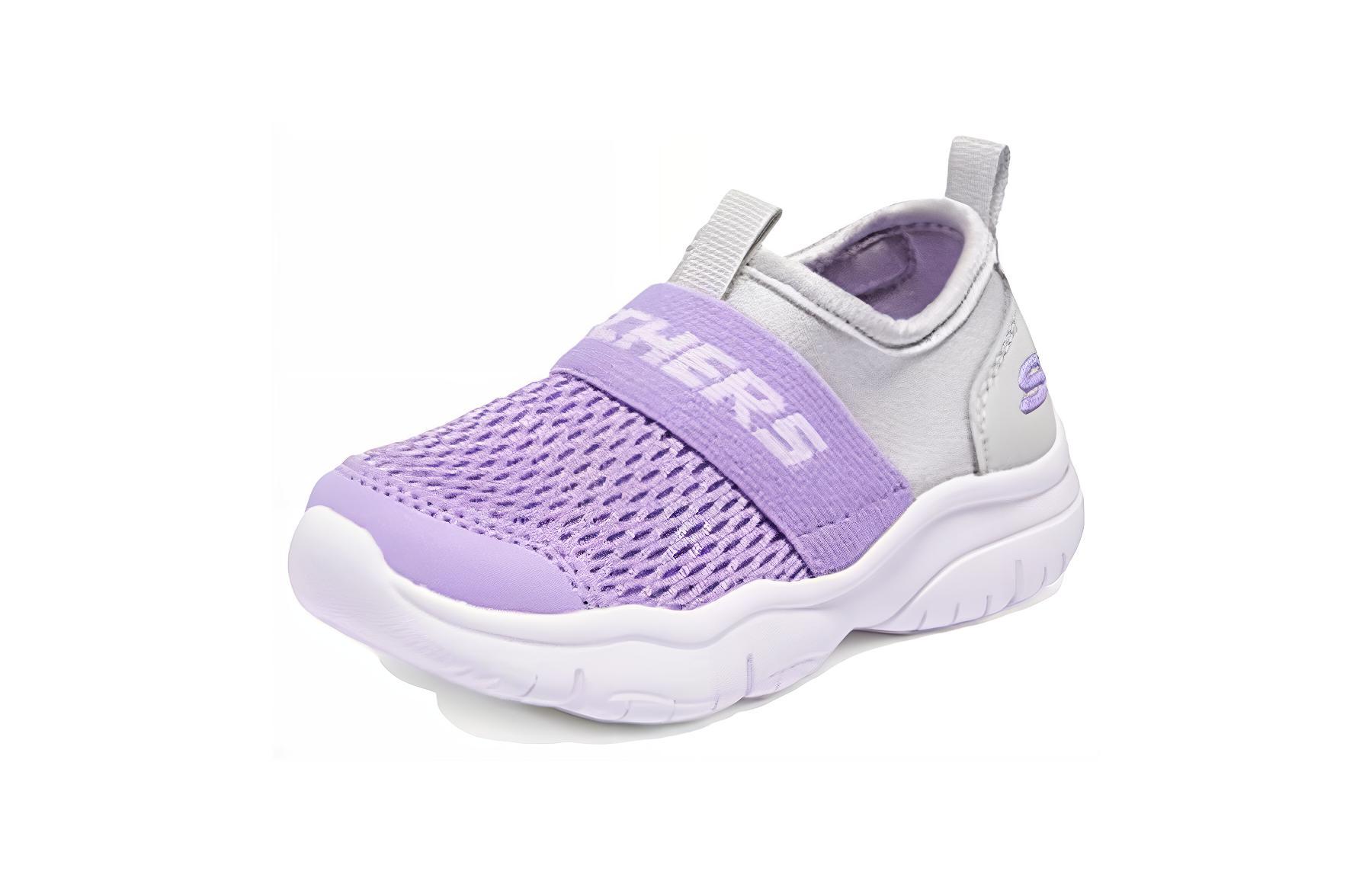 Lookbook (JR) Skechers Slip-On Bequeme Schuhe ''Lila Silber'' 302579N-GYLV