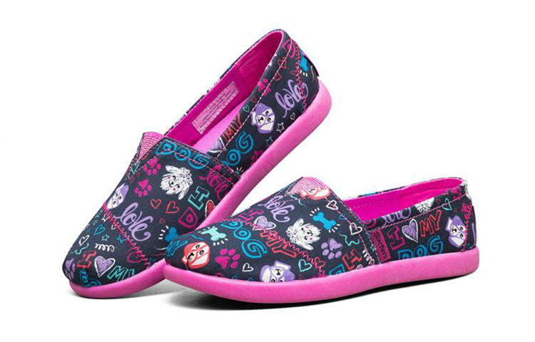 Lookbook (Youth) Skechers Slip-On Low 'Blue Red' 300016L-NVHP