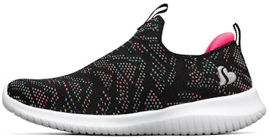 (Youth) Skechers Slip-On Sneaker 'Black Multicolor' 81531L-BKMT (Youth) Skechers Slip-On Sneaker 'Black Multicolor' 81531L-BKMT