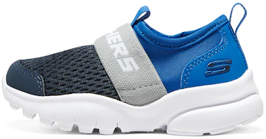 (Youth) Skechers Slip-On Sport Shoes 'Black Grey Blue' 405215N-NVBL (Youth) Skechers Slip-On Sport Shoes 'Black Grey Blue' 405215N-NVBL