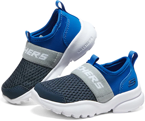 (JR) Skechers Instappers Sportschoenen ''Zwart Grijs Blauw'' 405215N-NVBL Lookbook (JR) Skechers Instappers Sportschoenen ''Zwart Grijs Blauw'' 405215N-NVBL