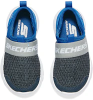 Shop 嬰童 Skechers 舒適 耐磨 低幫 學步鞋 藍灰色