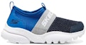Order (Youth) Skechers Slip-On Sport Shoes 'Black Grey Blue' 405215N-NVBL