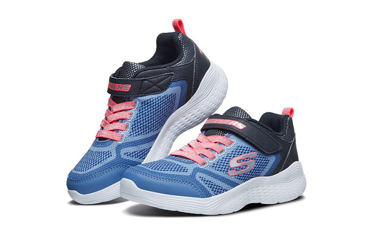 (Youth) Skechers Snap Sprints 'Black Blue' 圖 3