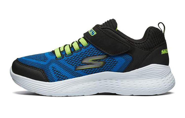 (Youth) Skechers Snap Sprints 'Blue Black' 97546L-BLBK