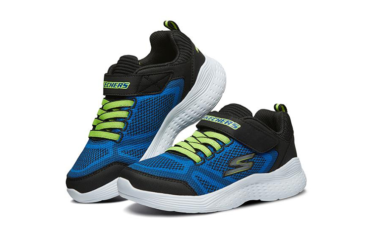 Lookbook (JR) Skechers Snap Sprints ''Blau Schwarz'' 97546L-BLBK