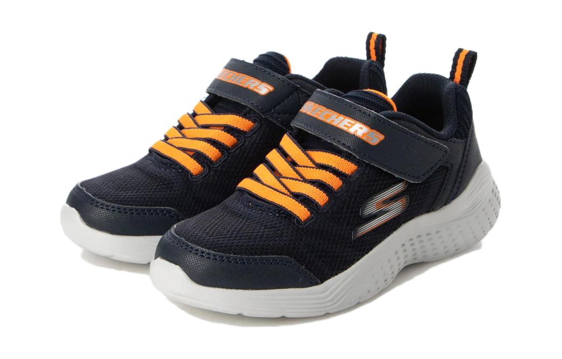 Lookbook (JR) Skechers Snap Sprints ''Blau Schwarz Klettverschluss'' 97546L-NVBK