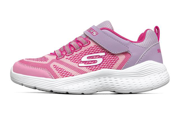 (Youth) Skechers Snap Sprints 'Pink Purple' 81372L-LVPK
