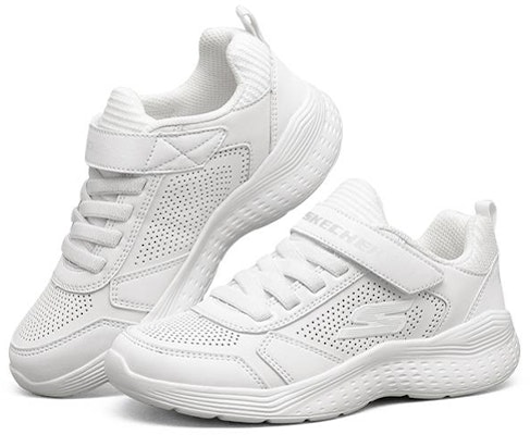 大童 Skechers Snap Sprints 休閒運動鞋 白色 Lookbook 大童 Skechers Snap Sprints 休閒運動鞋 白色