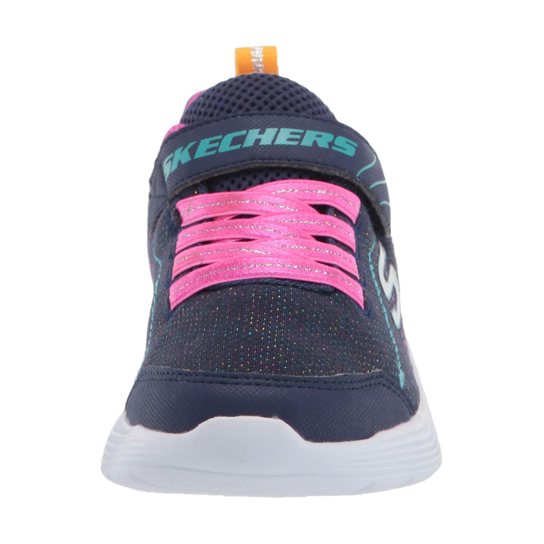 Shop (Youth) Skechers Sneaker 'Blue Pink' 302453L-NVPK