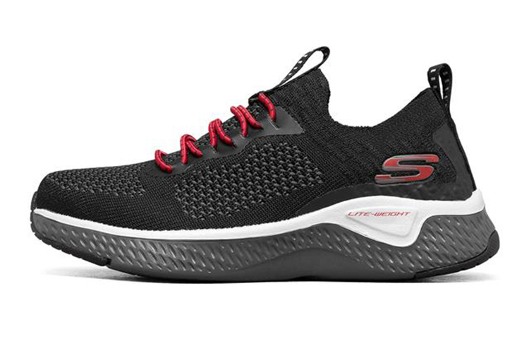 (Youth) Skechers Solar Fuse 'Black Green Red' 400022L-BGRD