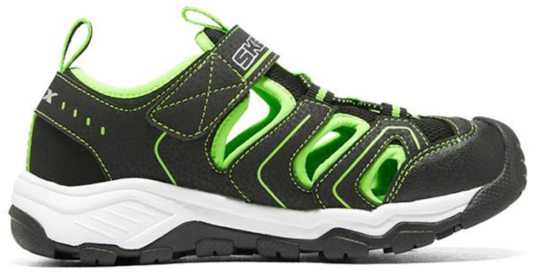 大童 Skechers Solar Quest 運動休閒涼鞋 黑綠 Order 大童 Skechers Solar Quest 運動休閒涼鞋 黑綠