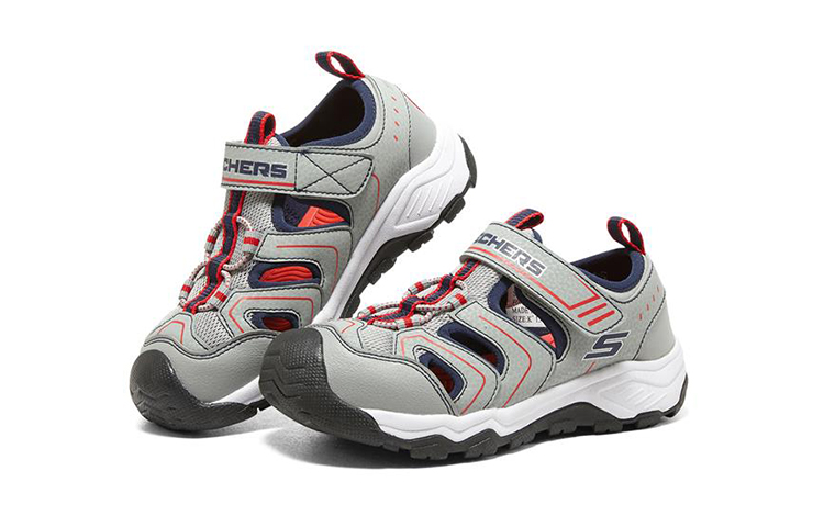 Lookbook (JR) Skechers Solar Quest "灰蓝" 407030L-GYNV