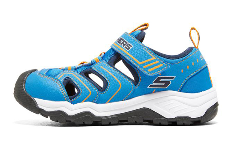 (Youth) Skechers Solar Quest Sandal 'Blue Orange' 407030L-BLOR