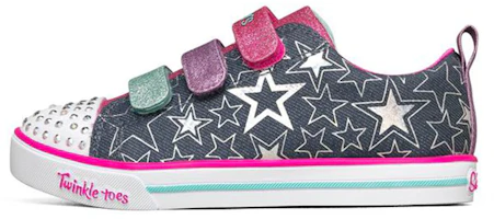 (Youth) Skechers Sparkle Lite 'Black Pink' 314036L-DMLT (Youth) Skechers Sparkle Lite 'Black Pink' 314036L-DMLT