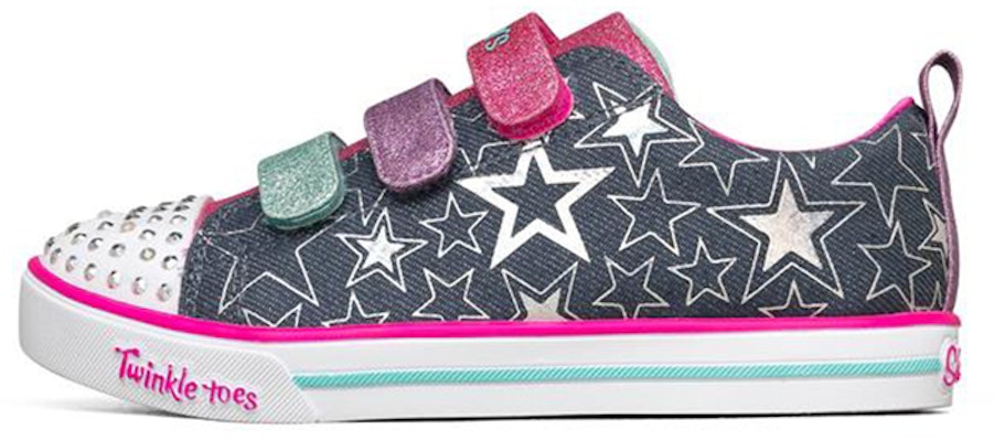 (JR) Skechers Sparkle Lite 'Negro Rosa' 314036L-DMLT Buy (JR) Skechers Sparkle Lite 'Negro Rosa' 314036L-DMLT