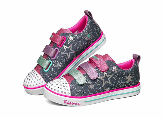 (Youth) Skechers Sparkle Lite 'Black Pink' 314036L-DMLT Lookbook (Youth) Skechers Sparkle Lite 'Black Pink' 314036L-DMLT