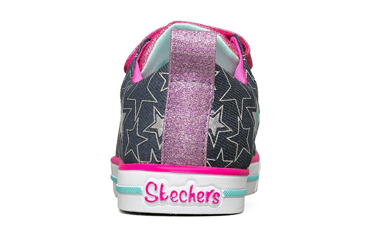 Shop (Youth) Skechers Sparkle Lite 'Black Pink' 314036L-DMLT