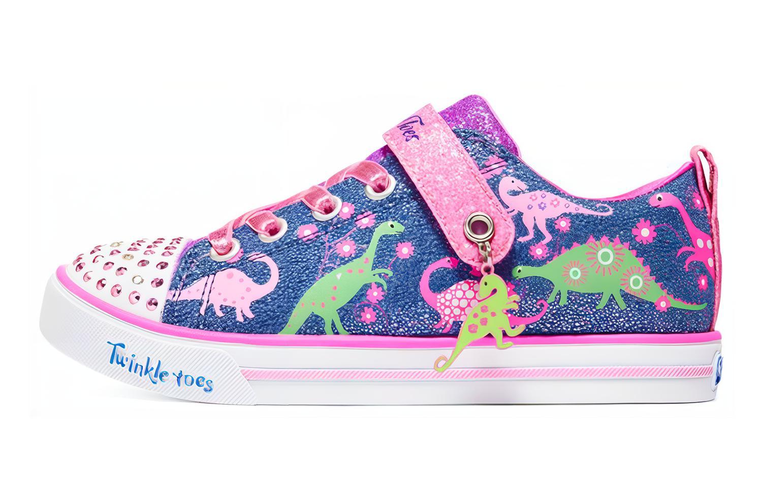 (Youth) Skechers Sparkle Lite 'Blue Colorblock' 314764L-NVMT