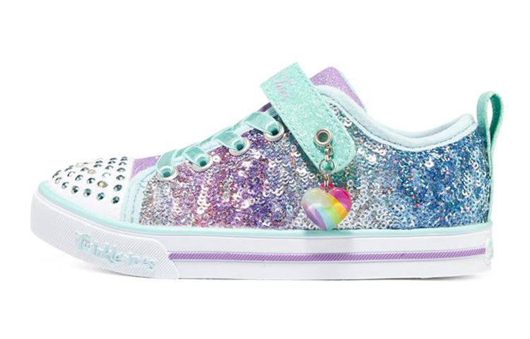 (Youth) Skechers Sparkle Lite 'Blue White' 314765L-LBMT