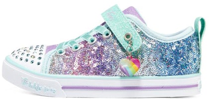 (Youth) Skechers Sparkle Lite 'Blue White' 314765L-LBMT (Youth) Skechers Sparkle Lite 'Blue White' 314765L-LBMT