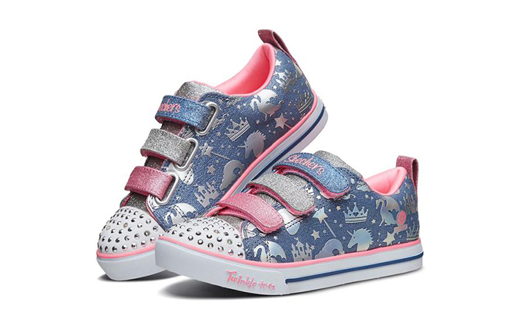 Lookbook (Youth) Skechers Sparkle Lite 'Light Blue' 20274L-LBMT