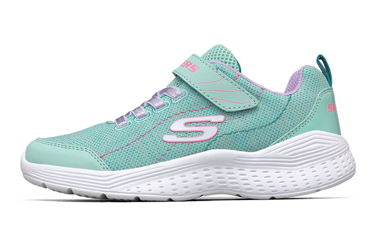 (Youth) Skechers Sport Casual 'Light Green Purple' 302453L-AQPR