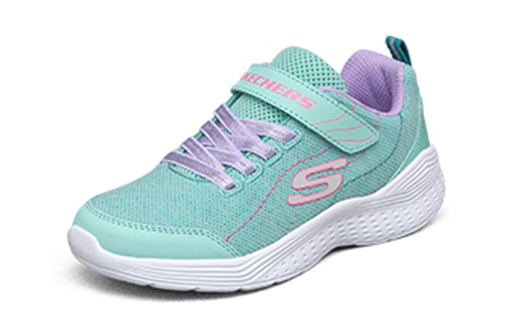 Lookbook (Youth) Skechers Sport Casual 'Light Green Purple' 302453L-AQPR