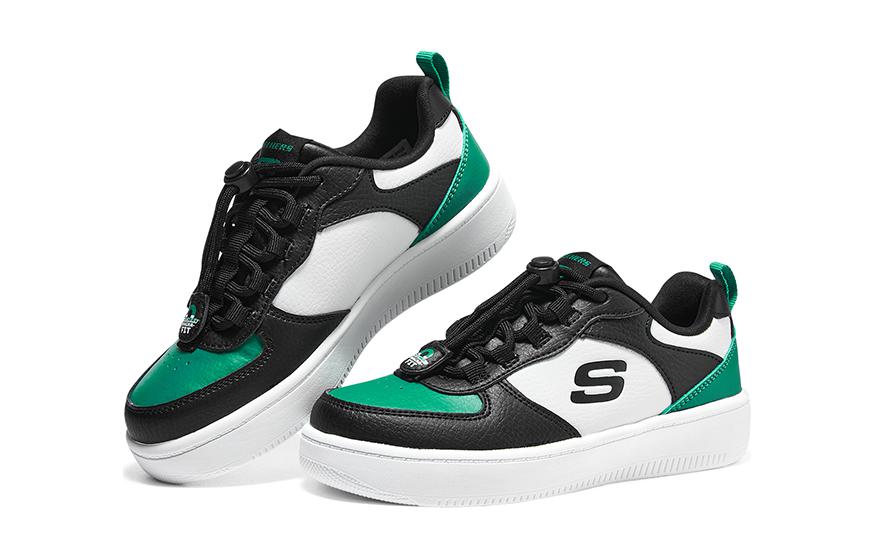 Shop (JR) Skechers Sport Court 92 ''Schwarz Grün Weiß'' 405232L-BKGR