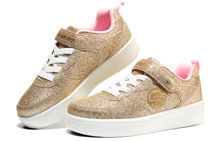 Shop (Youth) Skechers Sport Court 92 'Gold' 310102L-GLD