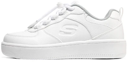 (Youth) Skechers Sport Court 92 'White' 405232L-WHT (Youth) Skechers Sport Court 92 'White' 405232L-WHT