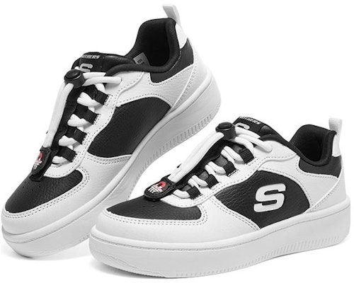 (Youth) Skechers Sport Court 92 'White Black' 405232L-WBK Lookbook (Youth) Skechers Sport Court 92 'White Black' 405232L-WBK